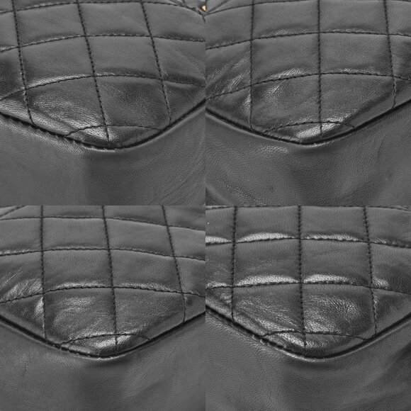 Authentic CHANEL Vintage Matelasse Lambskin Leather Quilted Shoulder Bag Chain - Picture 10 of 10